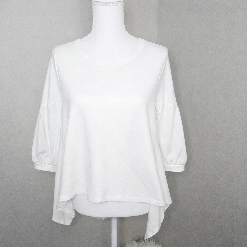 Anthropologie Lili’s Closet Odessa Pullover Bubble Lagenlook Boho Tunic Top
